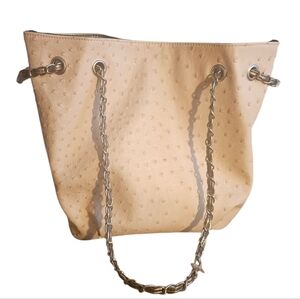 NWOT | Geir Ness Elegant Soft 💗Pink💗 LAILA Shoulder Bag with Chain Detail